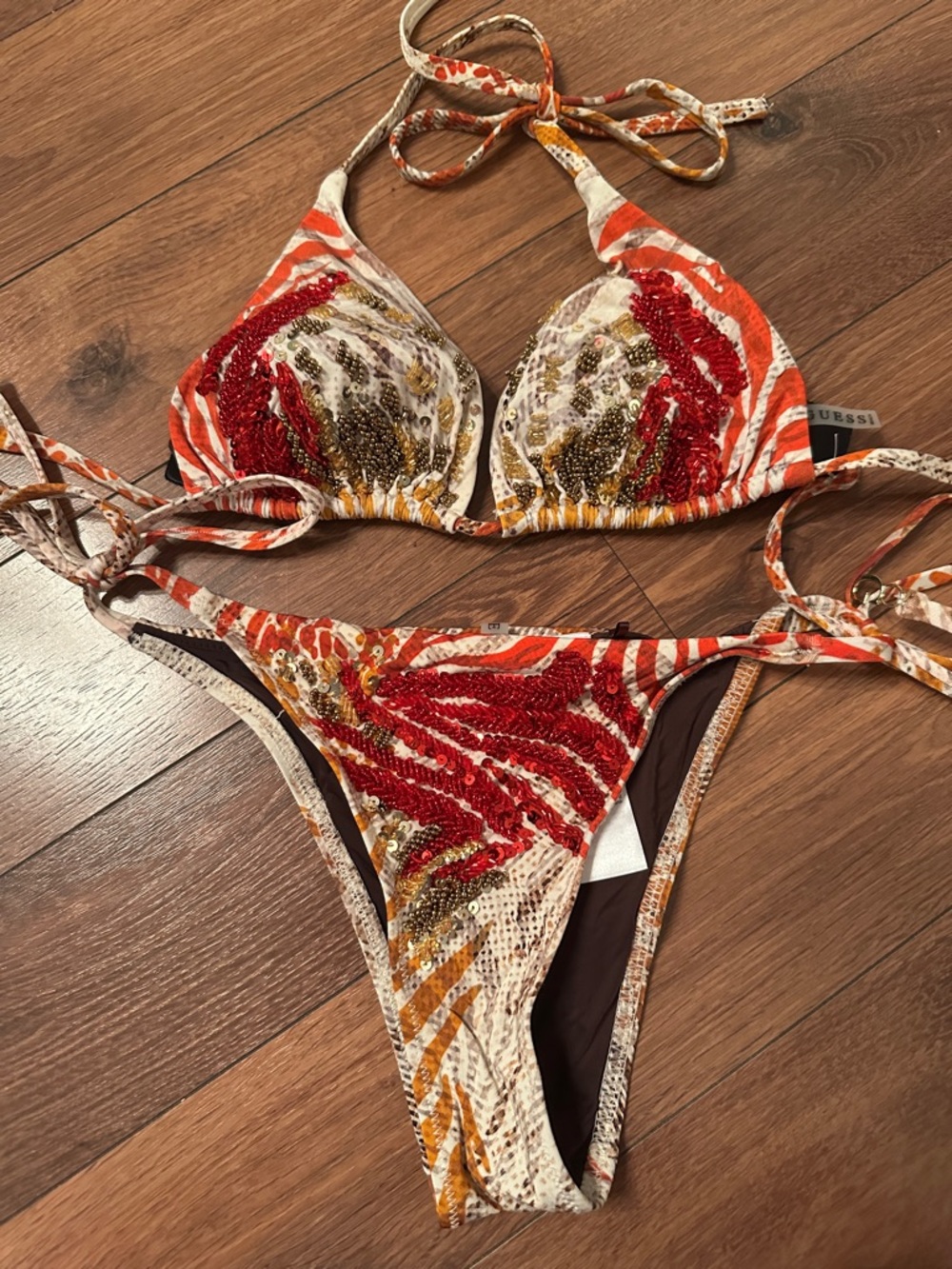 GUESS Sequin Bikini Set. small